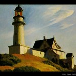 Edward Hopper: lighthouse at two lights