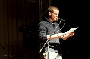 Alessandro Colpani  legge la sua poesia, vincitrice