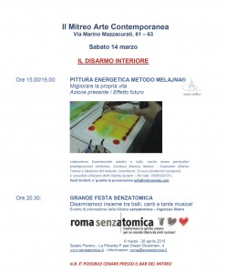 SENZATOMICA FESTA MITREO